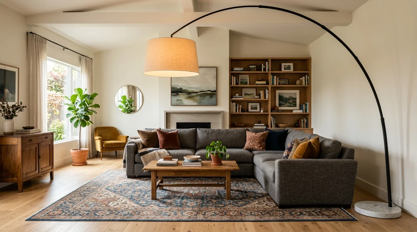 Coordinate lamp finishes with hardware